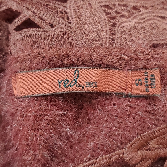 BKE Fuzzy Crochet Detail Sweater - Picture 8 of 10